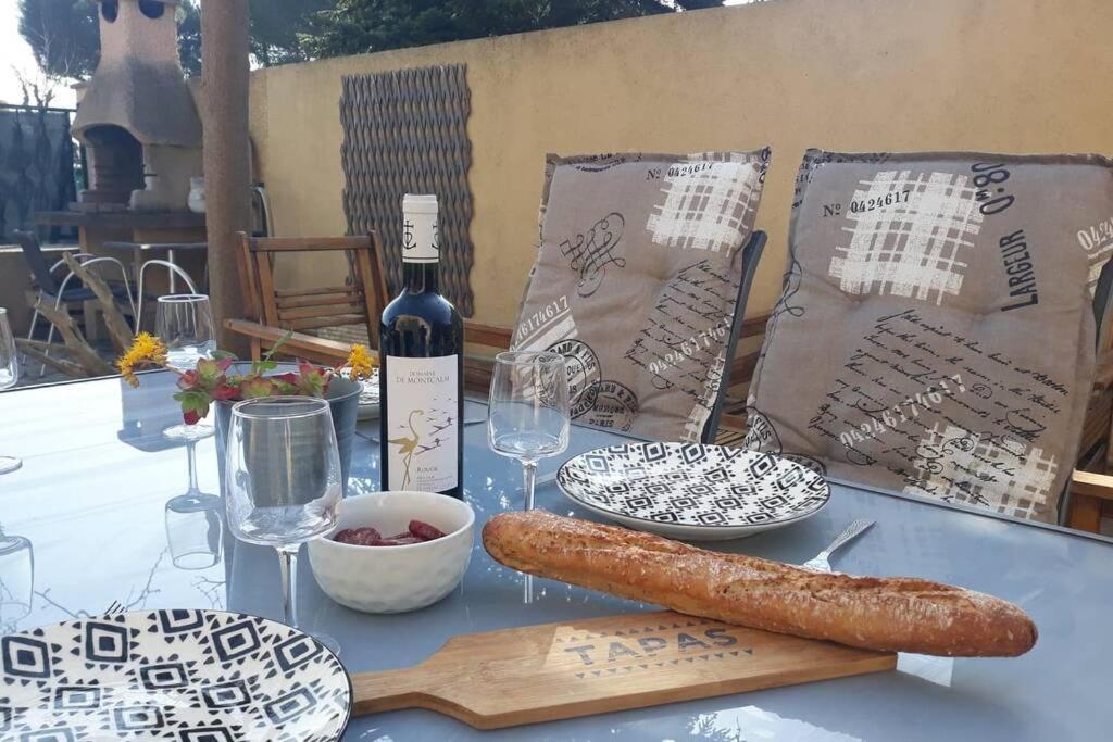 Villa 3 Etoiles Pres Des Plages, Parking, Wifi, Clim Sauvian Екстер'єр фото